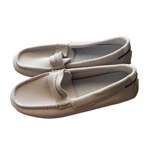 Rothys The Driver shoes size 5 light gray Slip On Loafers Flats